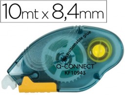 Pegamento adhesivo cinta Q-Connect no permanente 6,5mm.x10m.
